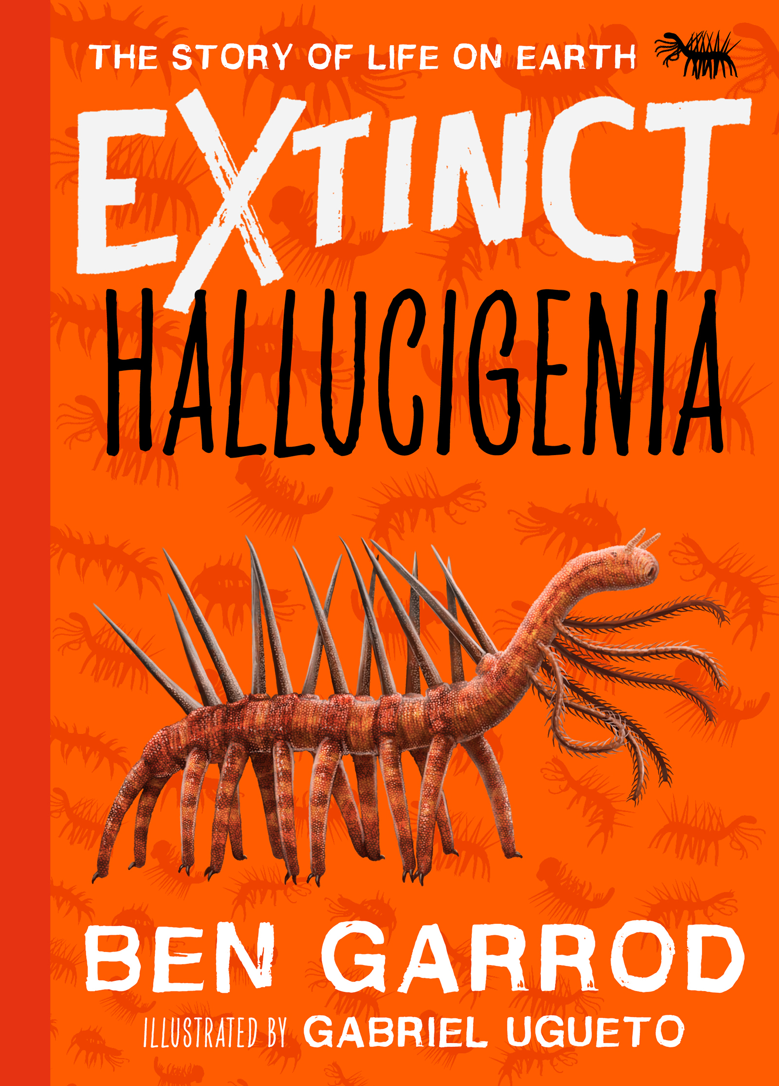 Extinct Hallucigenia by Ben Garrod